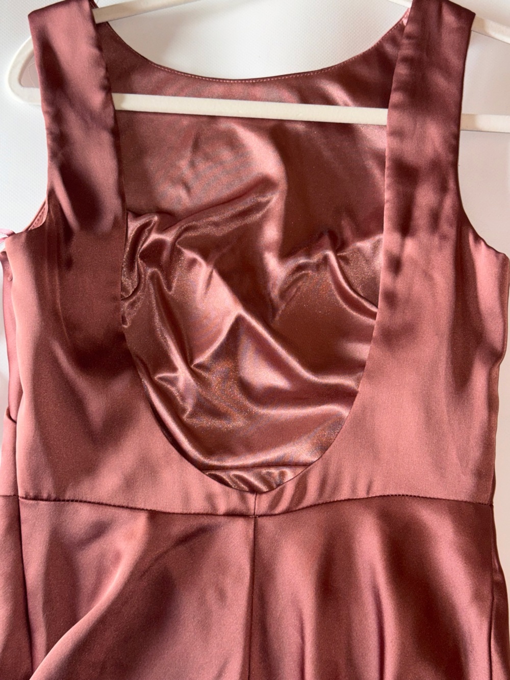 Revelry Serena Satin Dress In Desert Rose, Size 4, NWT - Picture 8 of 11